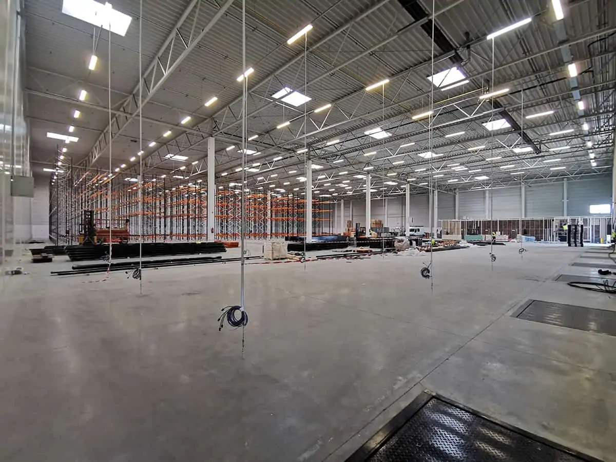 Inside Poland warehouse