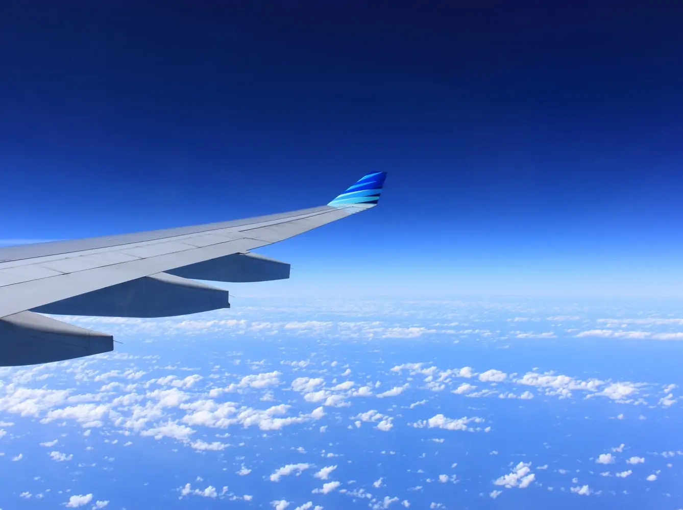 Air freight plane wing