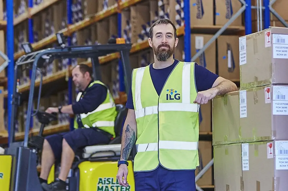 Warehouse worker at ILG