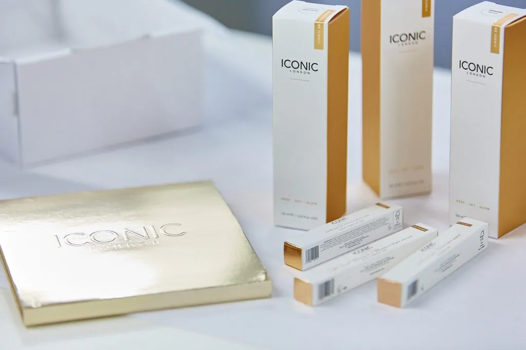Iconic products being packed in warehouse