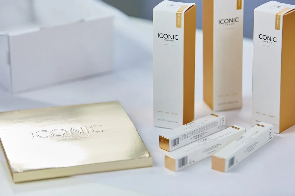 Iconic products being packed in warehouse