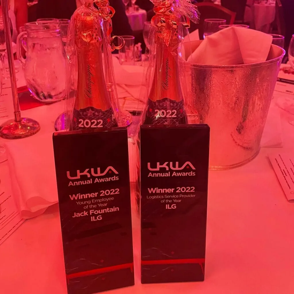 UKWA award winner trophies 2022