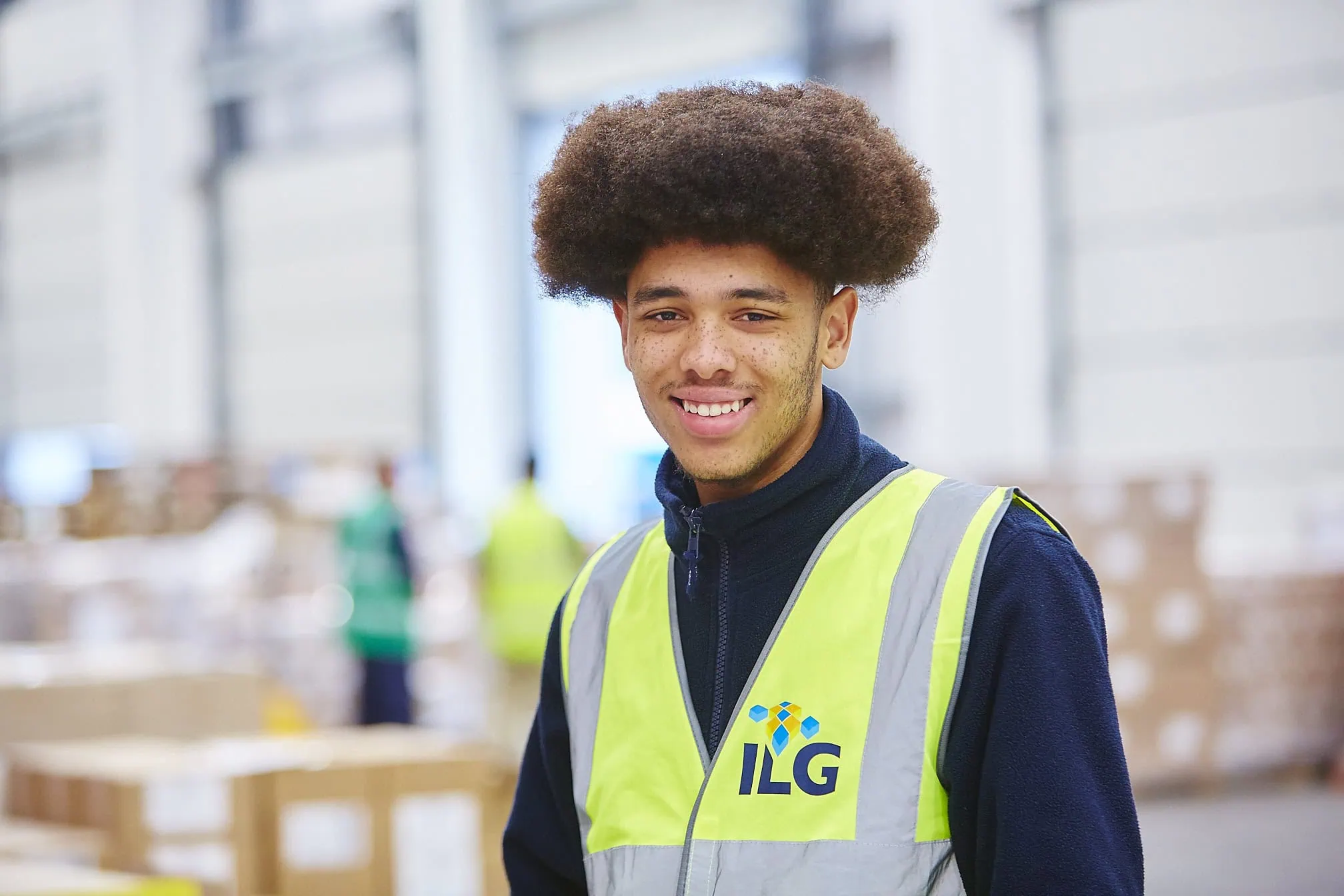 ILG man in warehouse