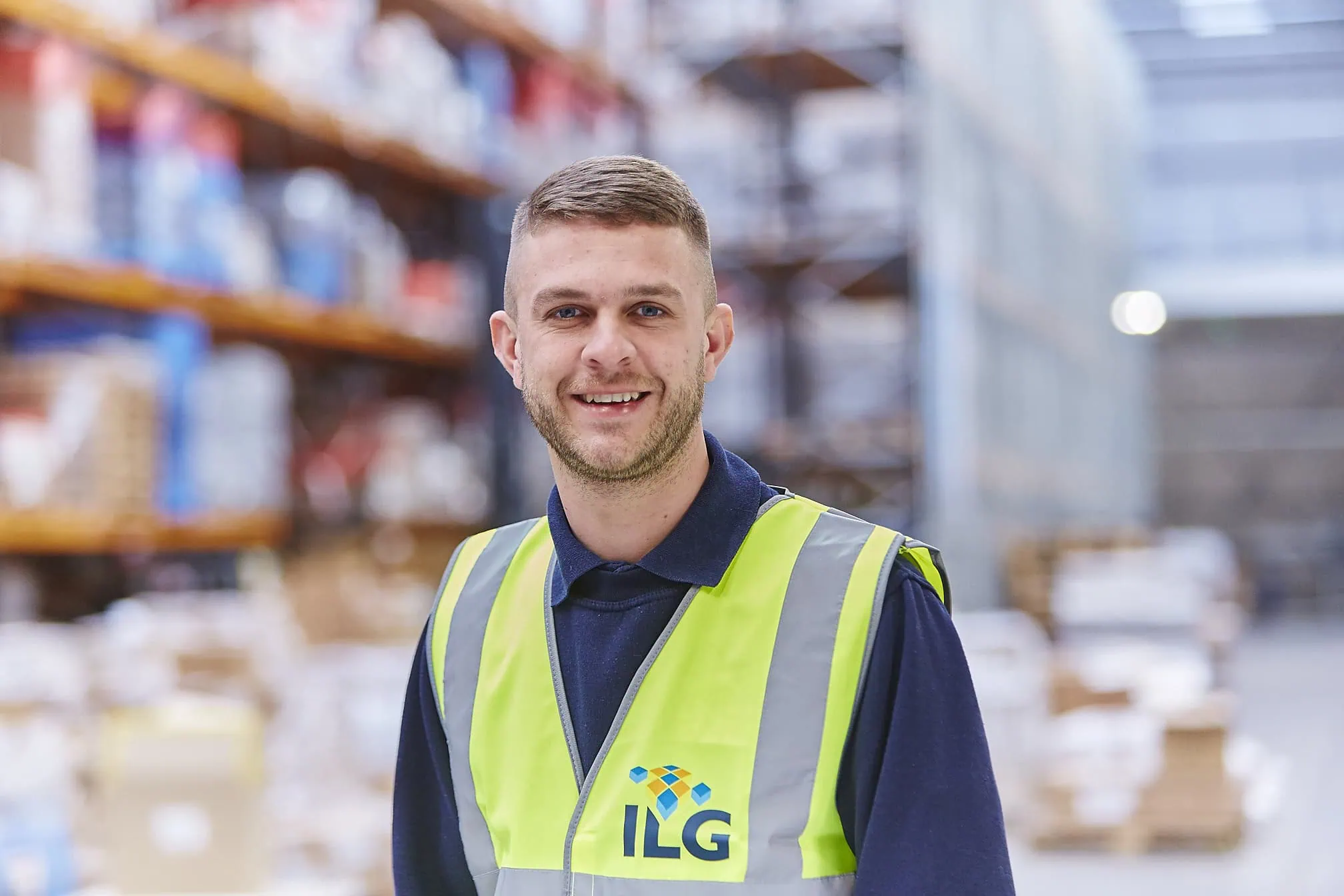 ILG man in warehouse
