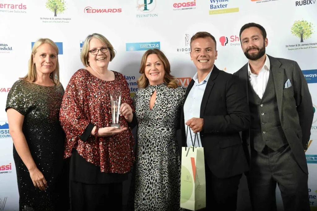 ILG team winning award