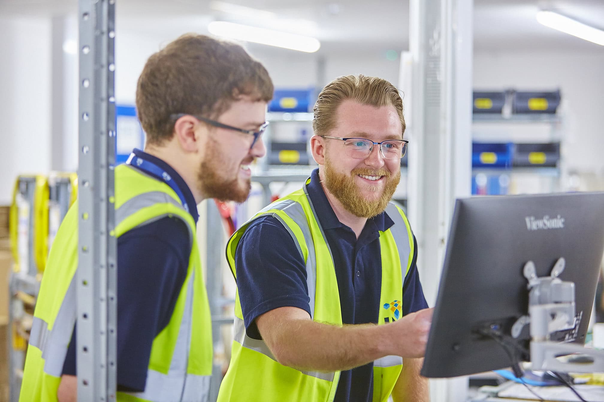 ILG 2 men in warehouse