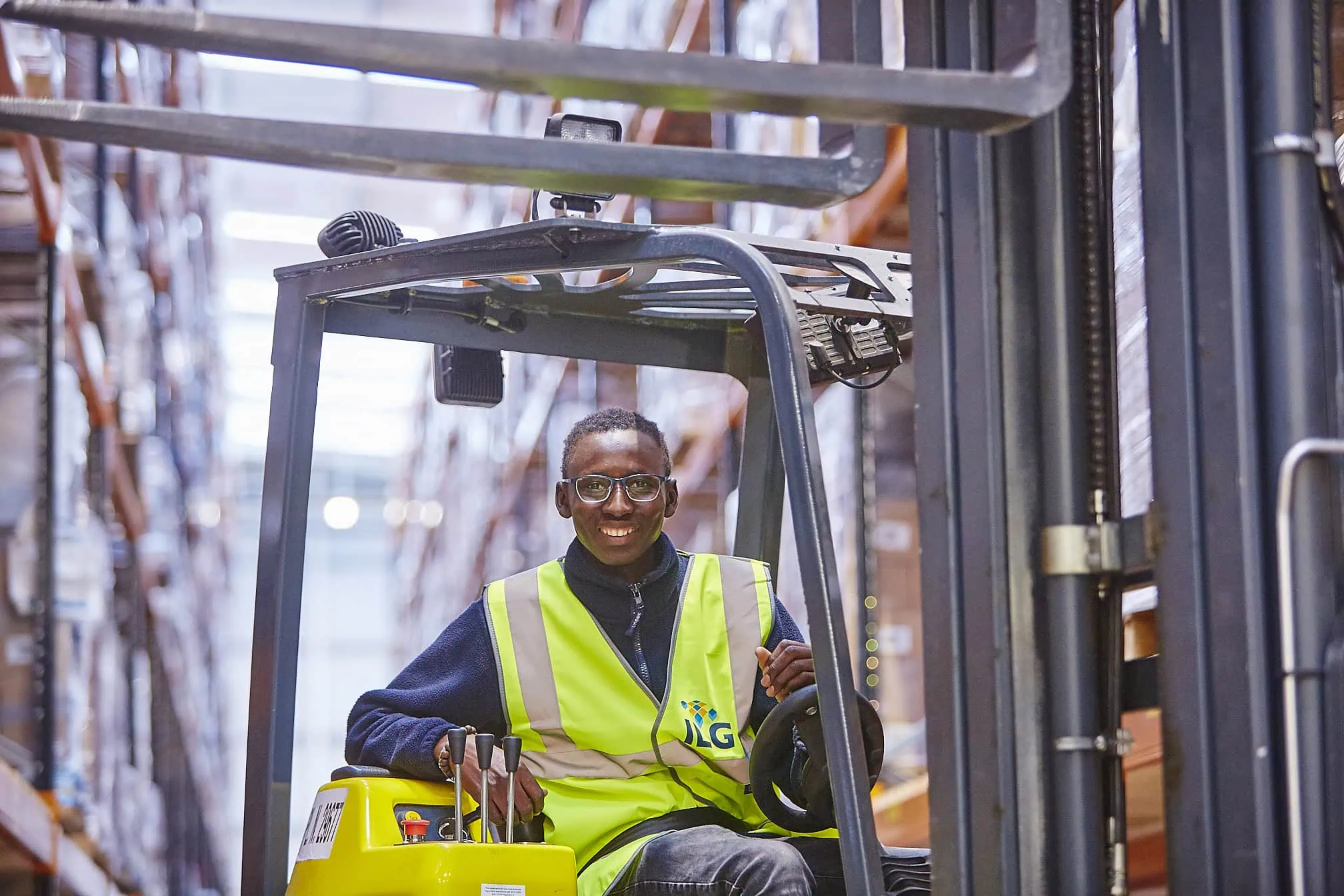 ILG man on forklift