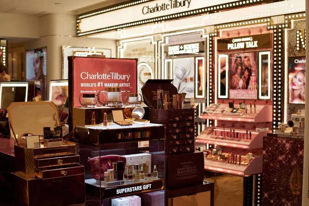 Charlotte Tilbury make-up counter