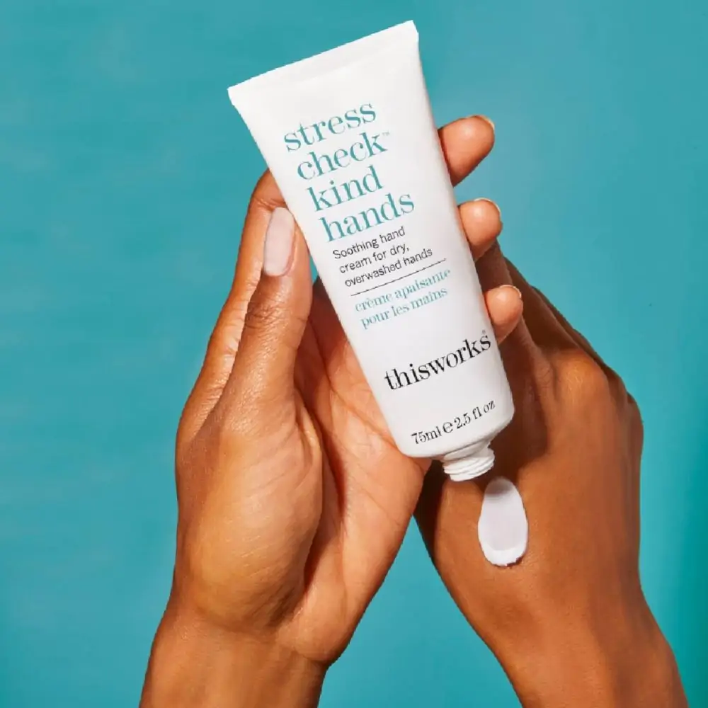 This works hand cream being applied to hands