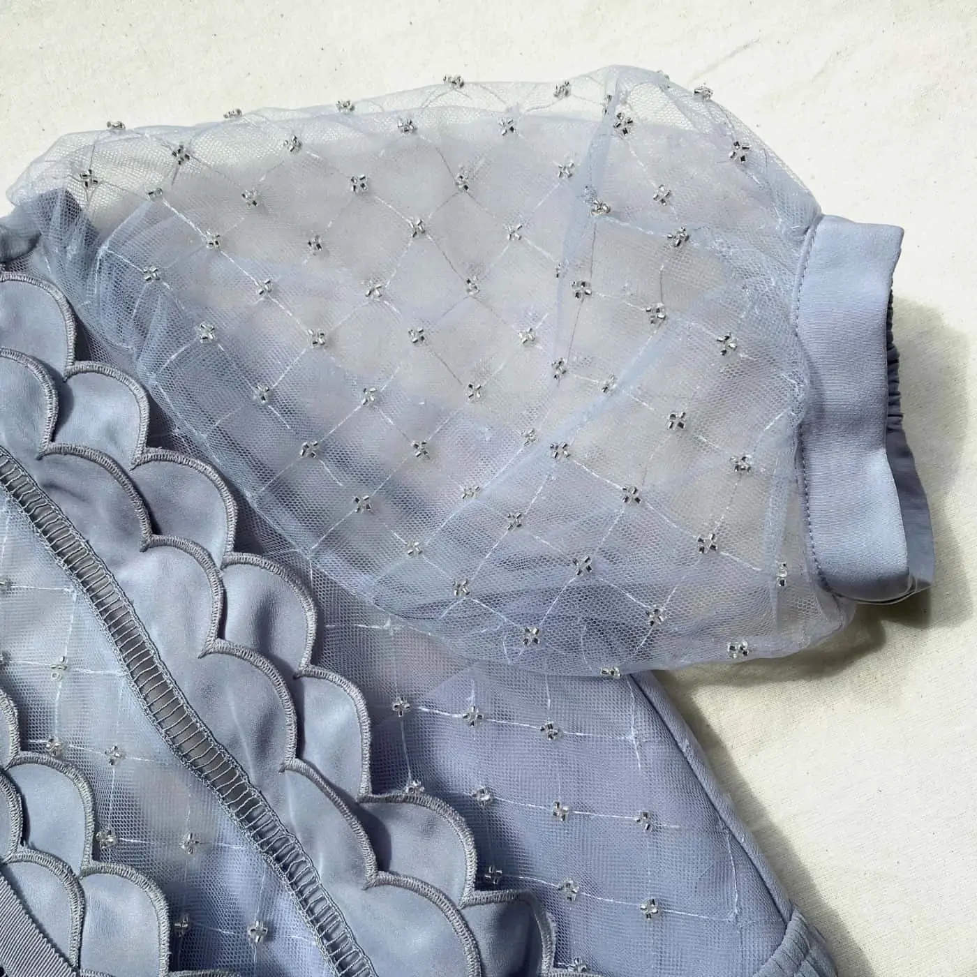 the sleeve of a self-portrait dress