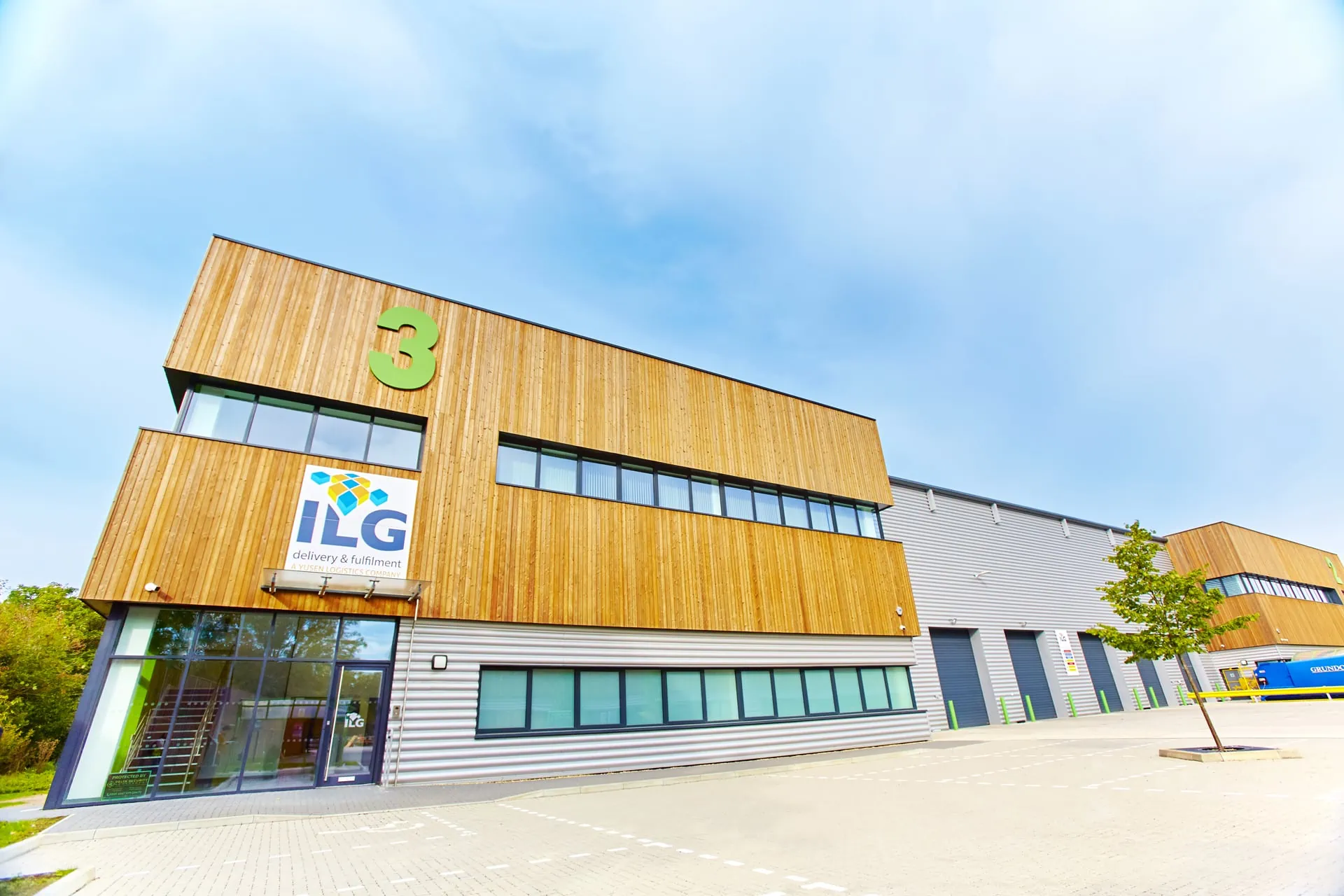 Outside of ILG Salfords warehouse