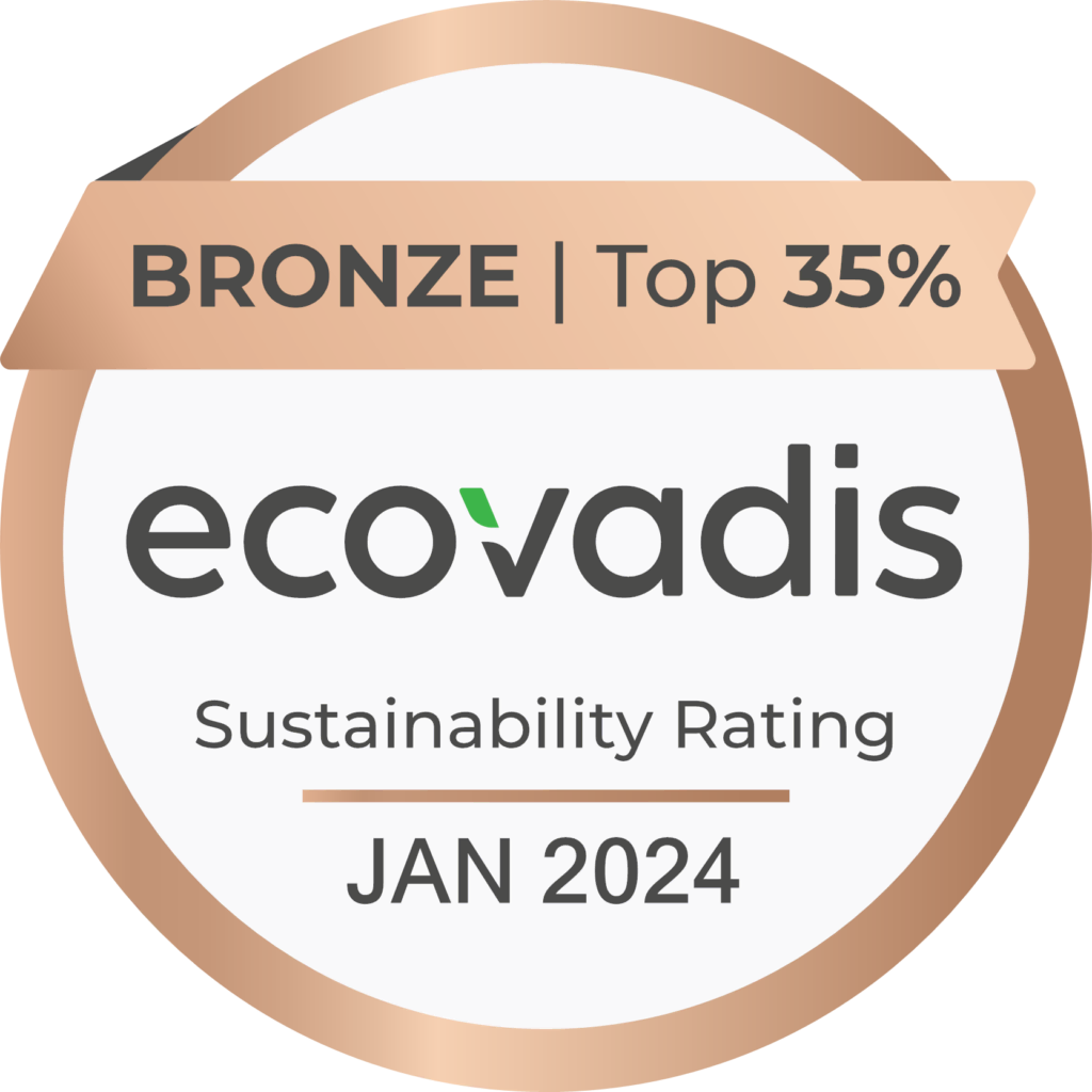 EcoVadis Bronze badge