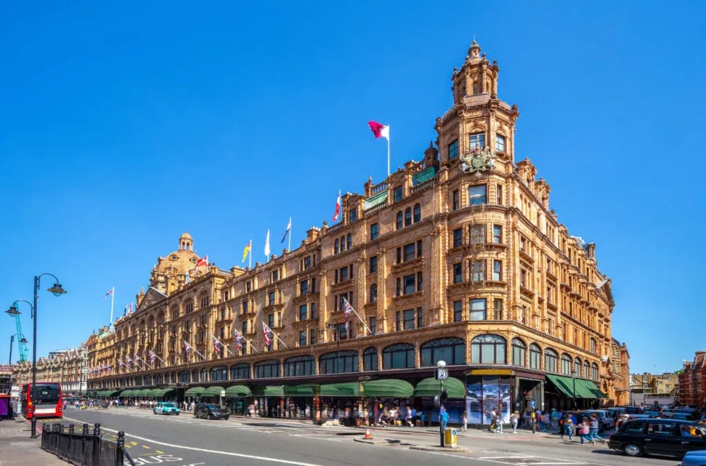 Outside of Harrods
